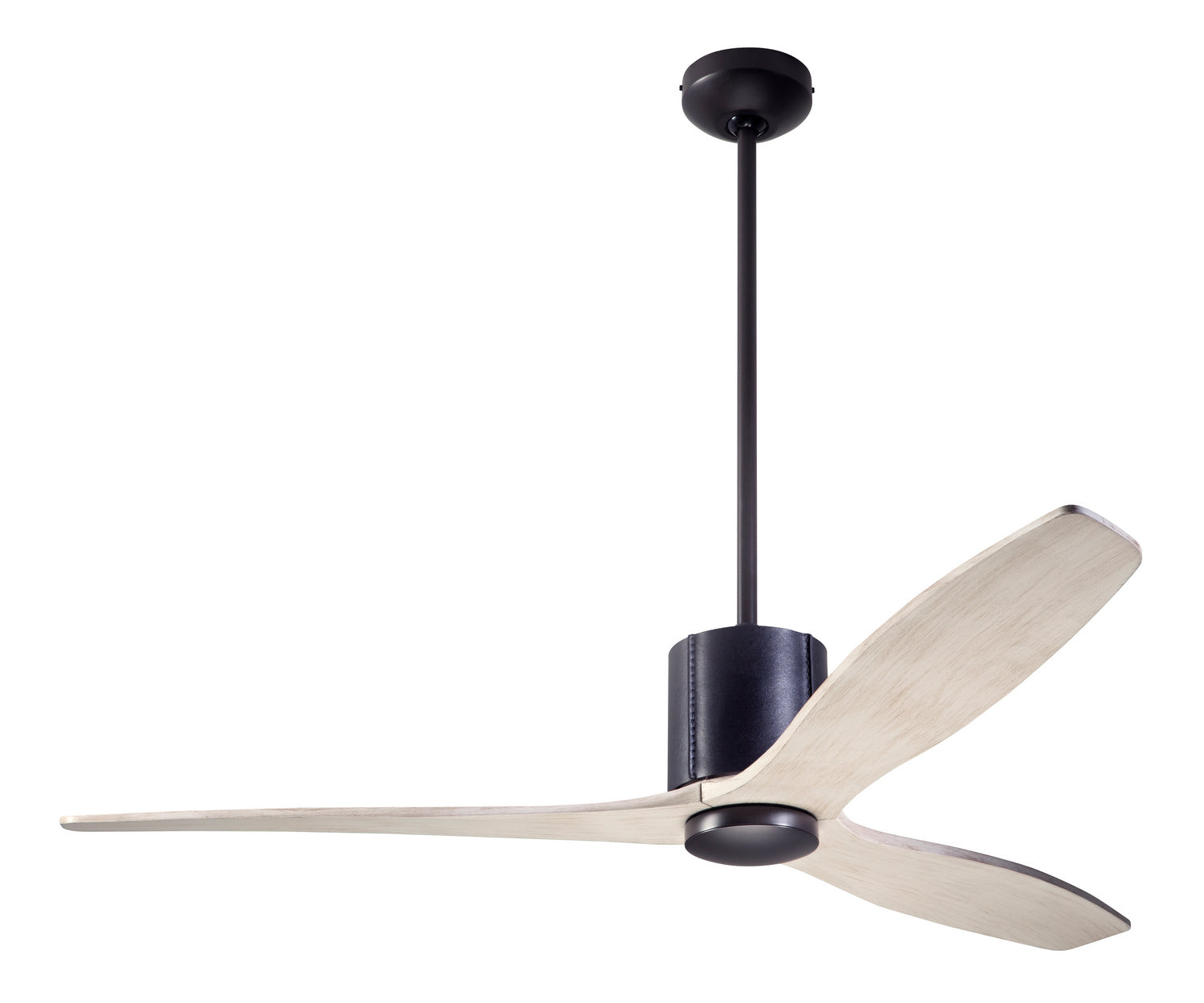 Modern Fan Co - LLX-DBBK-54-WW-NL-RC - 54"Ceiling Fan - LeatherLuxe DC