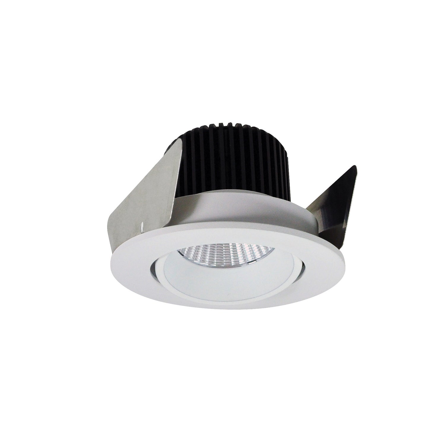 Nora Lighting - NIOB-2RC50XWW - 2" Round Cone Reg. Adjustable - Rec Iolite - White Reflector / White Flange