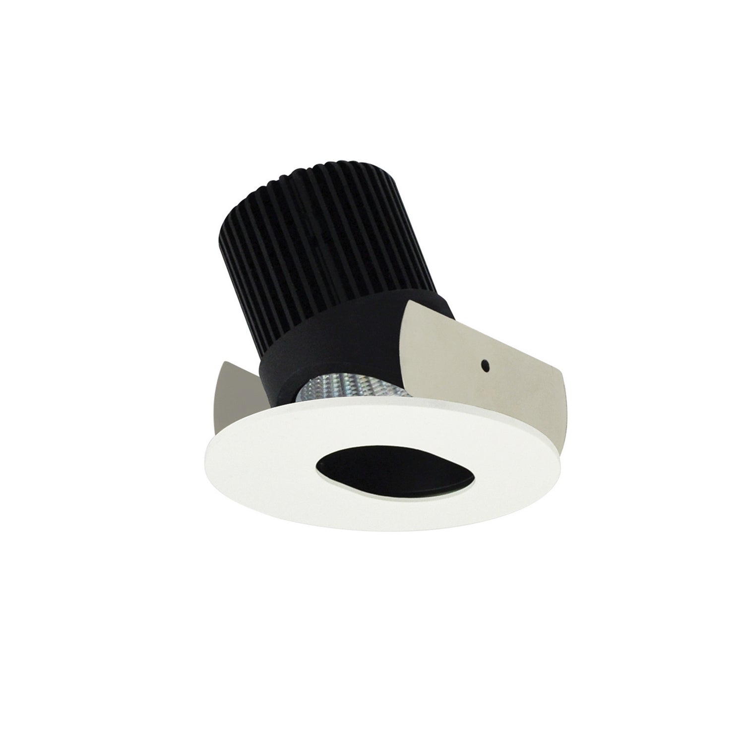 Nora Lighting - NIOB-2RSL30XBMPW/10 - 2" Round Slot, - Rec Iolite - Black Slot Aperture / Matte Powder White Flange