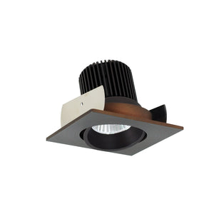 Nora Lighting - NIOB-2SC27XBZ/10 - 2" Square Cone Reg. Adj - Rec Iolite - Bronze Reflector / Bronze Flange