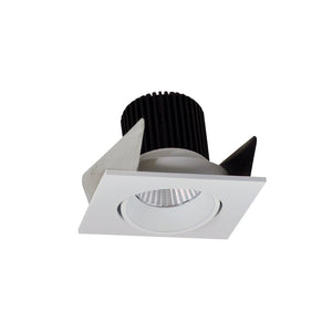 Nora Lighting - NIOB-2SC27XWW/10 - 2" Square Cone Reg. Adj - Rec Iolite - White Reflector / White Flange