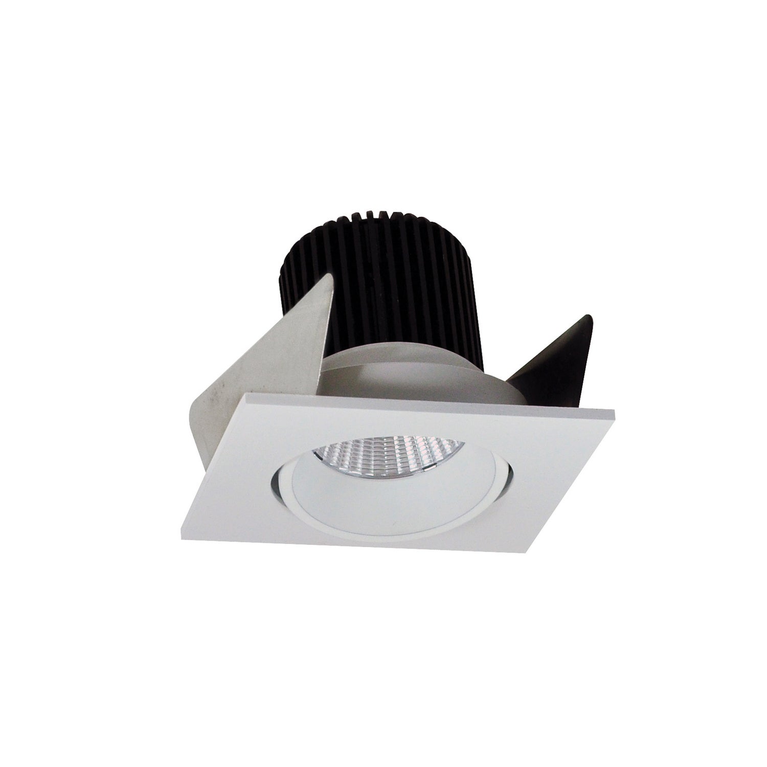 Nora Lighting - NIOB-2SC30XWW/10 - 2" Square Cone Reg. Adj - Rec Iolite - White Reflector / White Flange