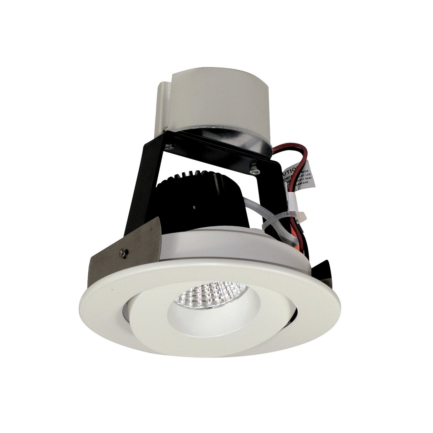 Nora Lighting - NIR-4RG50XWW - 4" Retrofit Round Gimbal Adj. - Rec Iolite - White