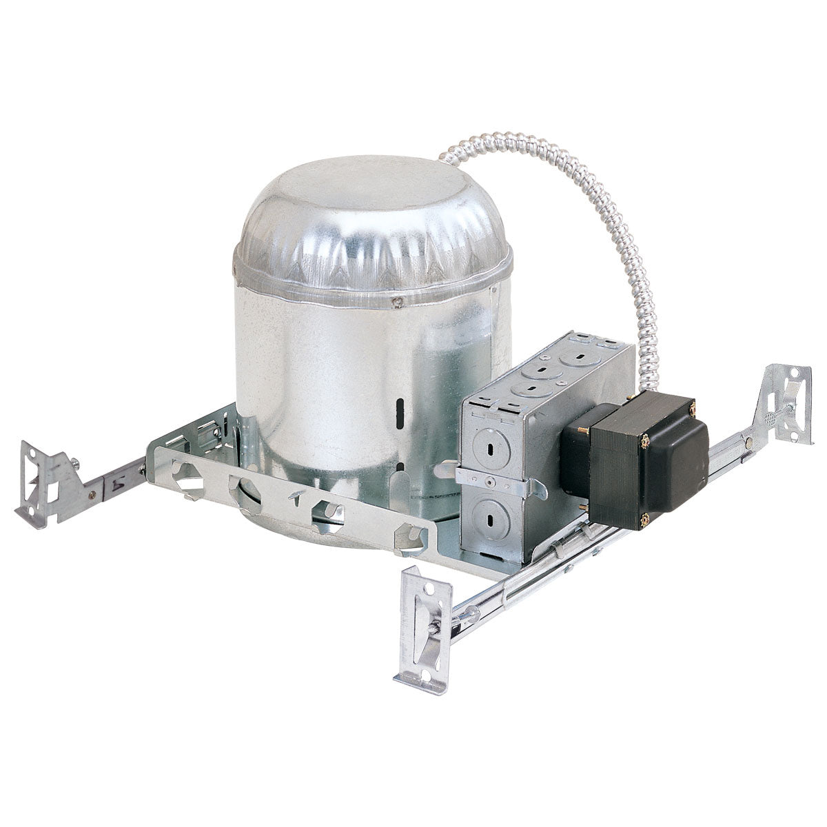 Nora Lighting - NL-601/1EL - 6" Low Voltage Housing,/12V Elect. Transformer, Max 50W - Rec Lv 6" Housing