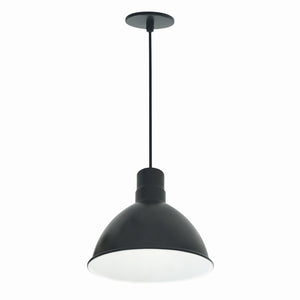 Nora Lighting - NRLM-10C3030BWLE4 - 10" Rlm Shade - LED Rlm - Black Outer / White Inner