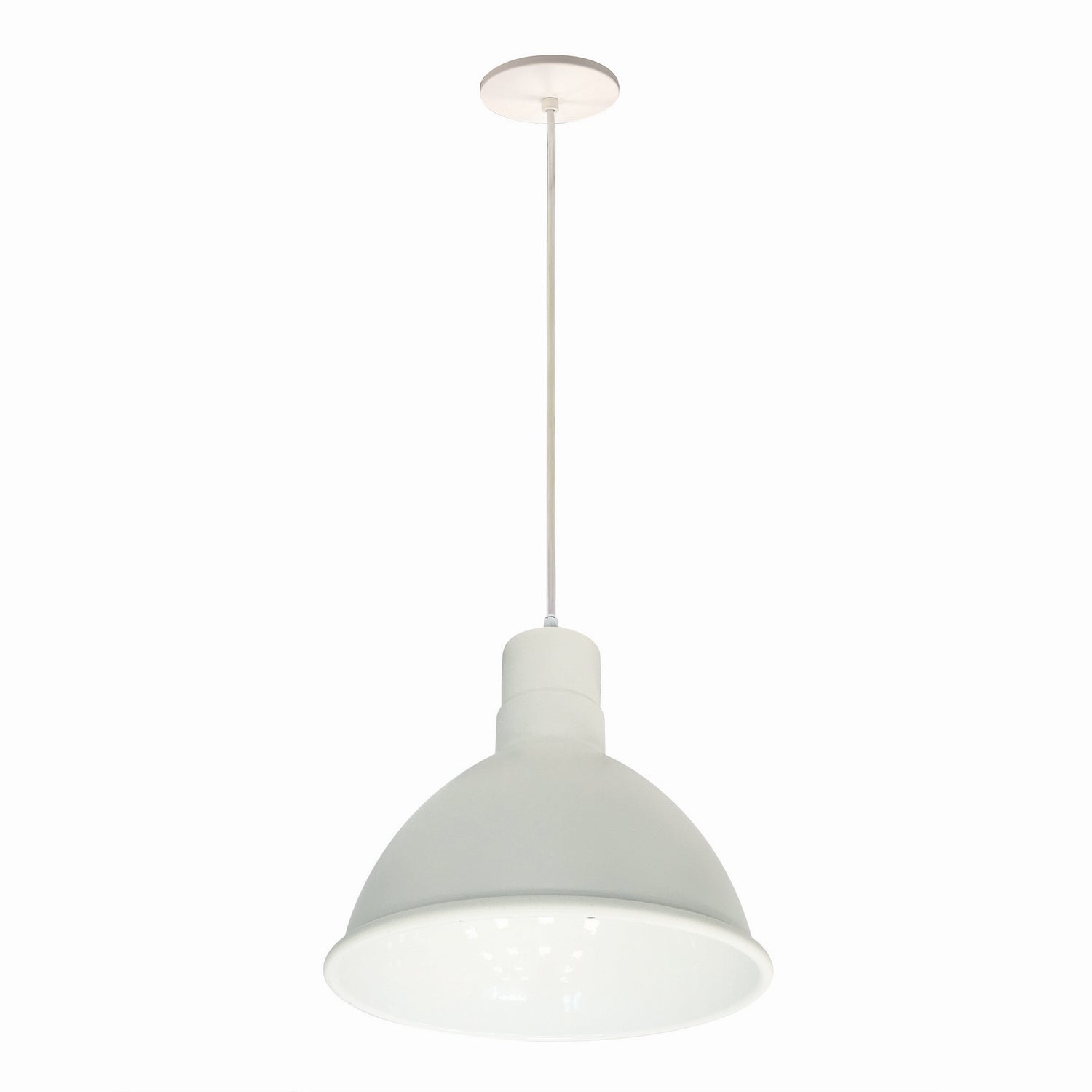 Nora Lighting - NRLM-10C3030WWLE4 - 10" Rlm Shade - LED Rlm - White Outer / White Inner