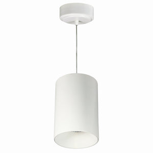 Nora Lighting - NYLM-5C30XWWLE4 - 35W Ilene Cyl Pendant 18/28/42 - Cylinder Ilene - White