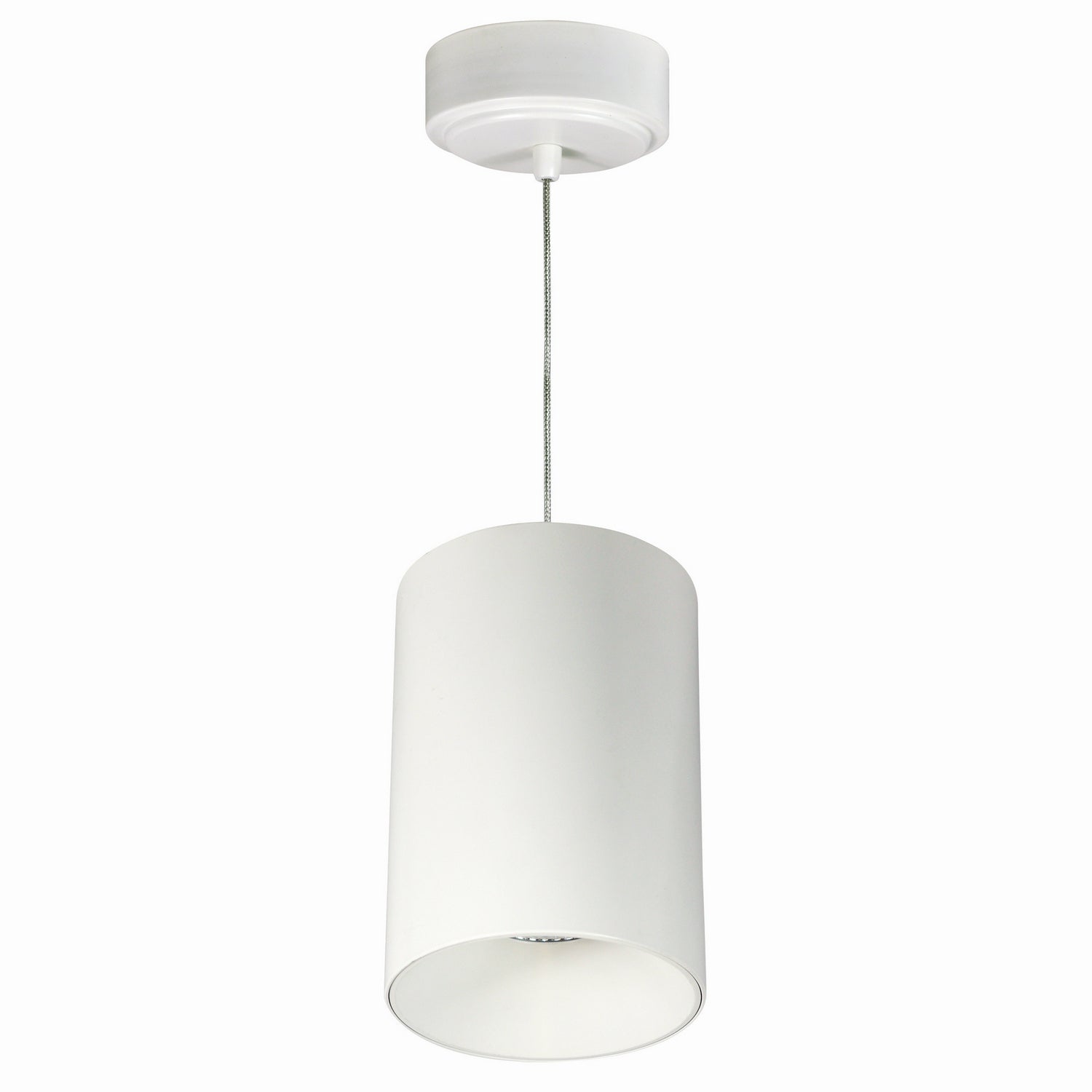 Nora Lighting - NYLM-5C40XWWLE4 - 35W Ilene Cyl Pendant 18/28/42 - Cylinder Ilene - White