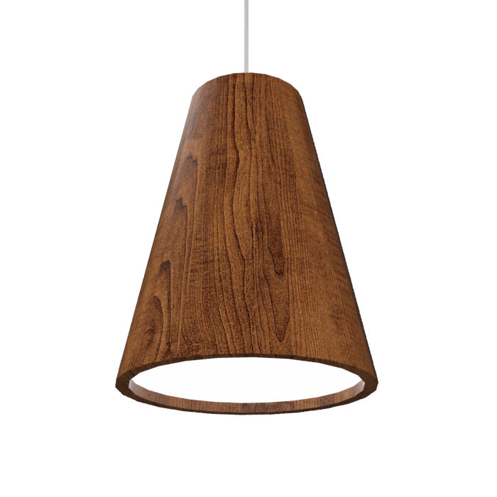 Accord Lighting - 1130.06 - One Light Pendant - Conical - Imbuia