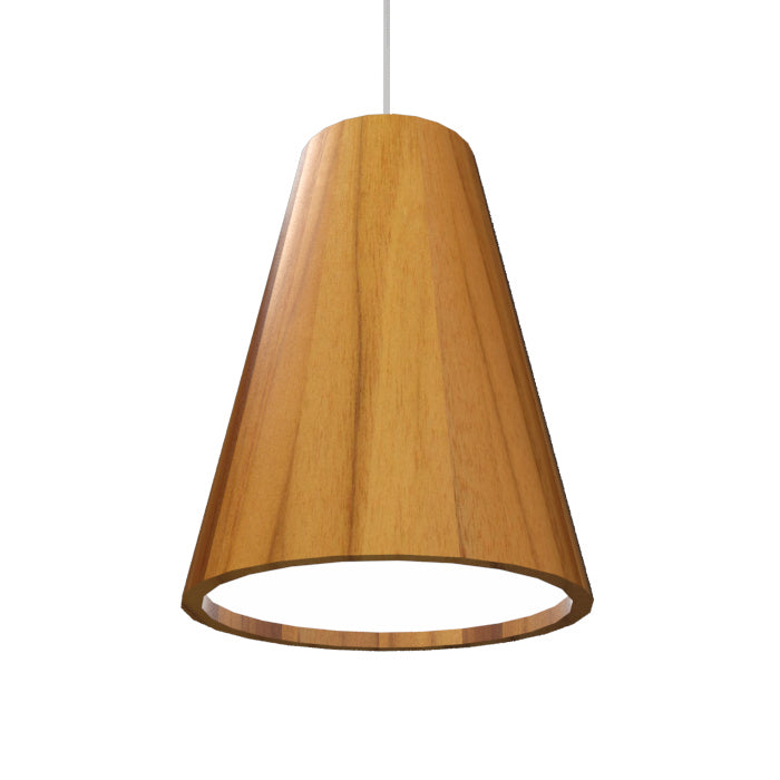 Accord Lighting - 1130.12 - One Light Pendant - Conical - Teak