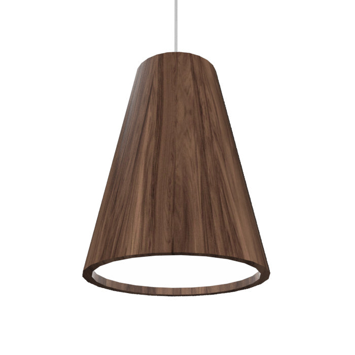 Accord Lighting - 1130.18 - One Light Pendant - Conical - American Walnut