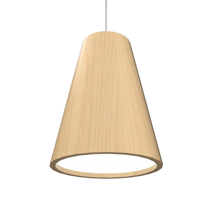 Accord Lighting - 1130.34 - One Light Pendant - Conical - Maple