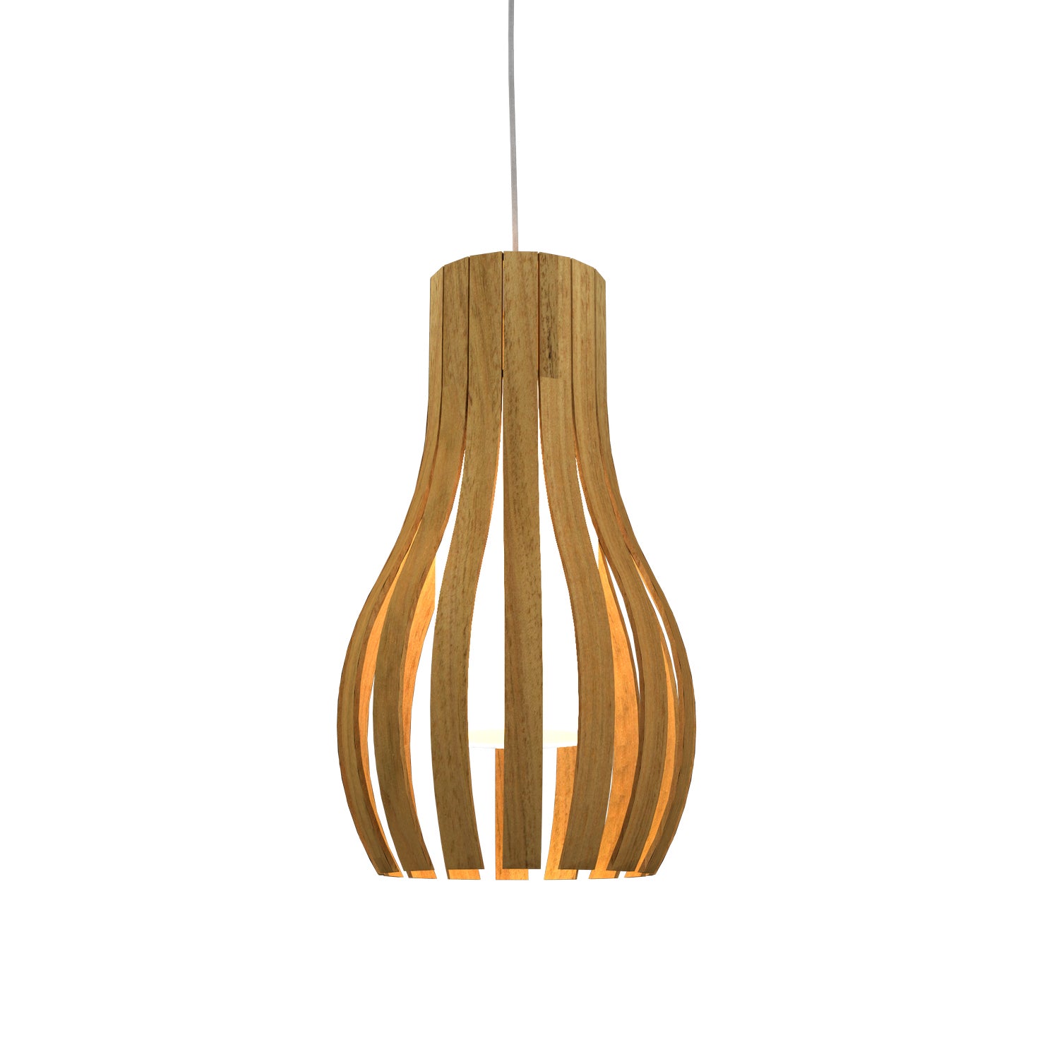 Accord Lighting - 1153.09 - One Light Pendant - Barrel - Louro Freijo