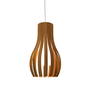 Accord Lighting - 1153.12 - One Light Pendant - Barrel - Teak