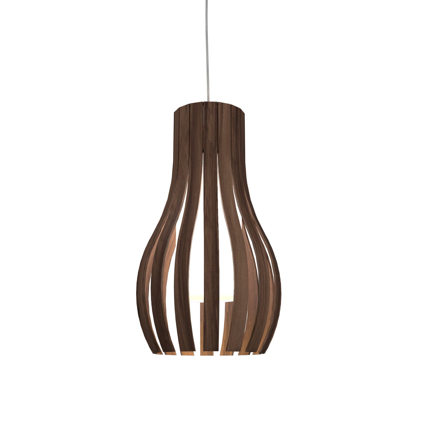 Accord Lighting - 1153.18 - One Light Pendant - Barrel - American Walnut