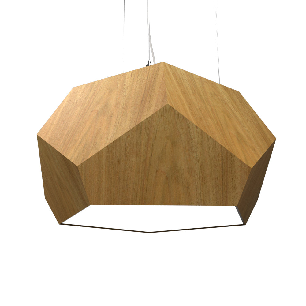 Accord Lighting - 1226.09 - One Light Pendant - Facet - Louro Freijo