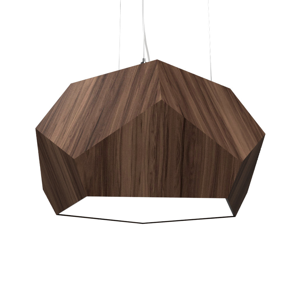 Accord Lighting - 1226.18 - One Light Pendant - Facet - American Walnut