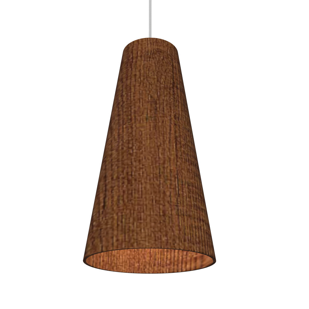 Accord Lighting - 1233.06 - One Light Pendant - Conical - Imbuia