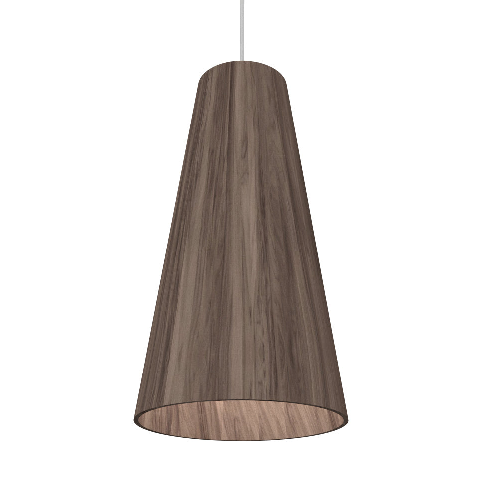 Accord Lighting - 1233.18 - One Light Pendant - Conical - American Walnut