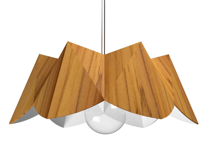 Accord Lighting - 1299.12 - One Light Pendant - Physalis - Teak