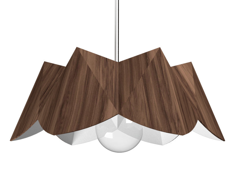 Accord Lighting - 1299.18 - One Light Pendant - Physalis - American Walnut