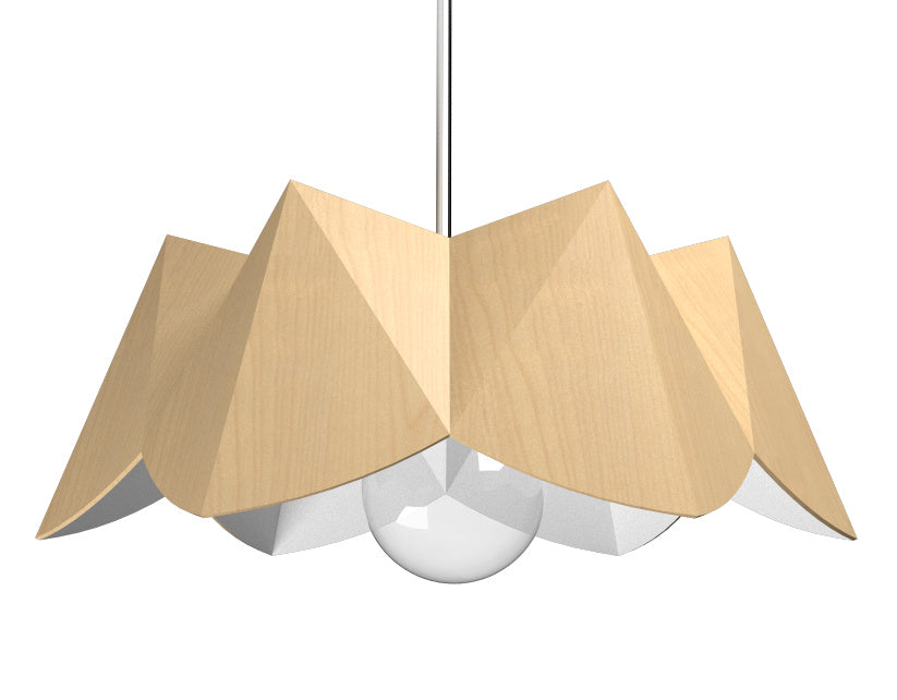 Accord Lighting - 1299.34 - One Light Pendant - Physalis - Maple