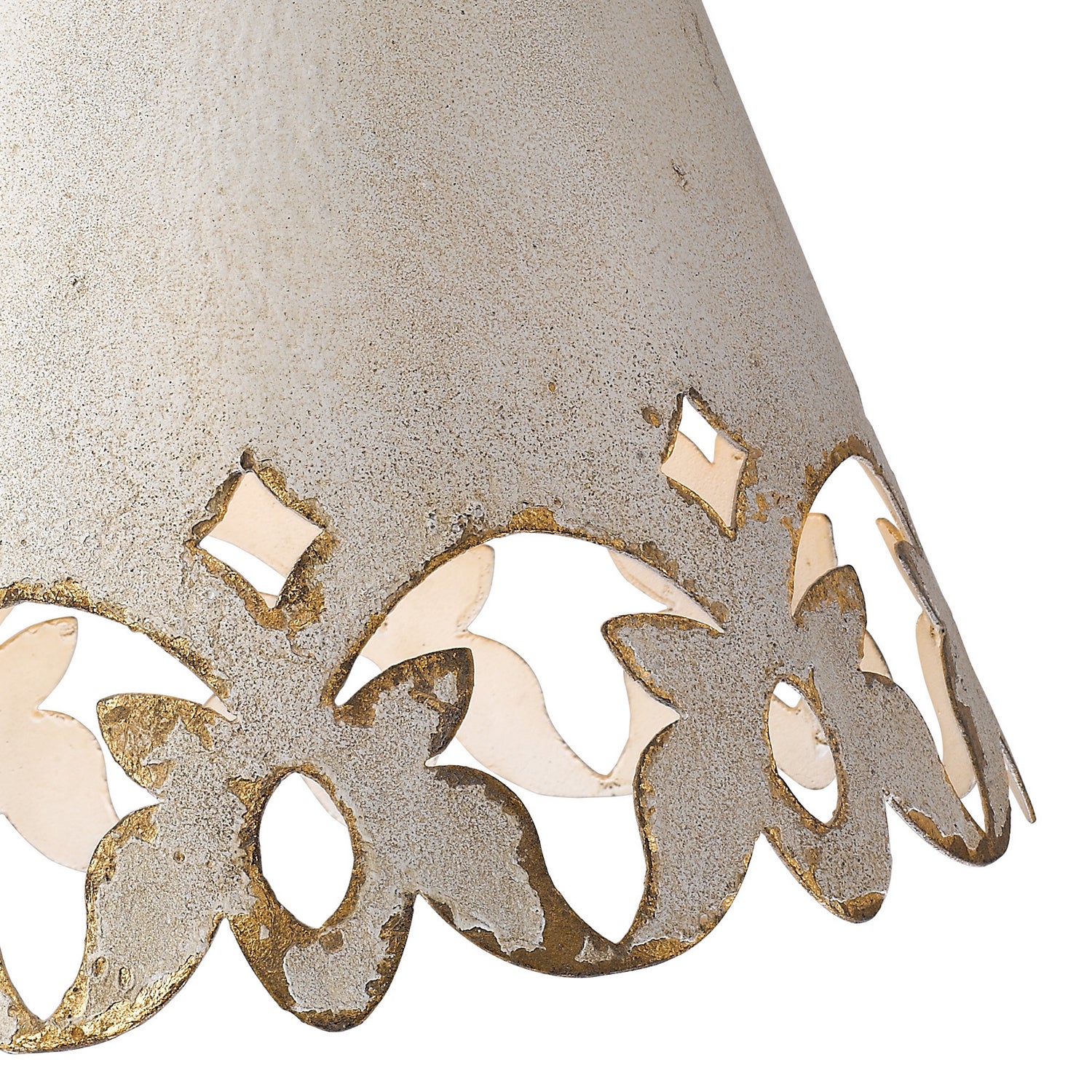 Golden - 0883-S AI - One Light Pendant - Eloise - Antique Ivory