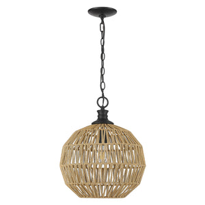 Golden - 6933-M BLK-NR - One Light Pendant - Florence - Matte Black