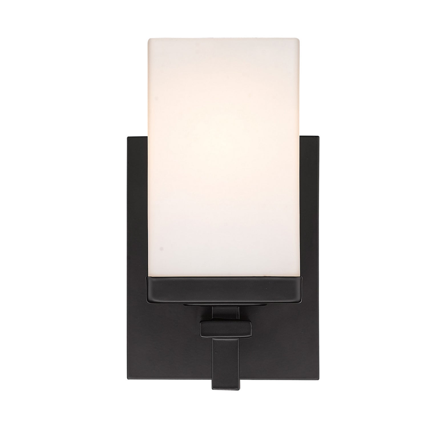 Golden - DDDD-BA1 BLK-OP - One Light Wall Sconce - Maddox BLK - Matte Black