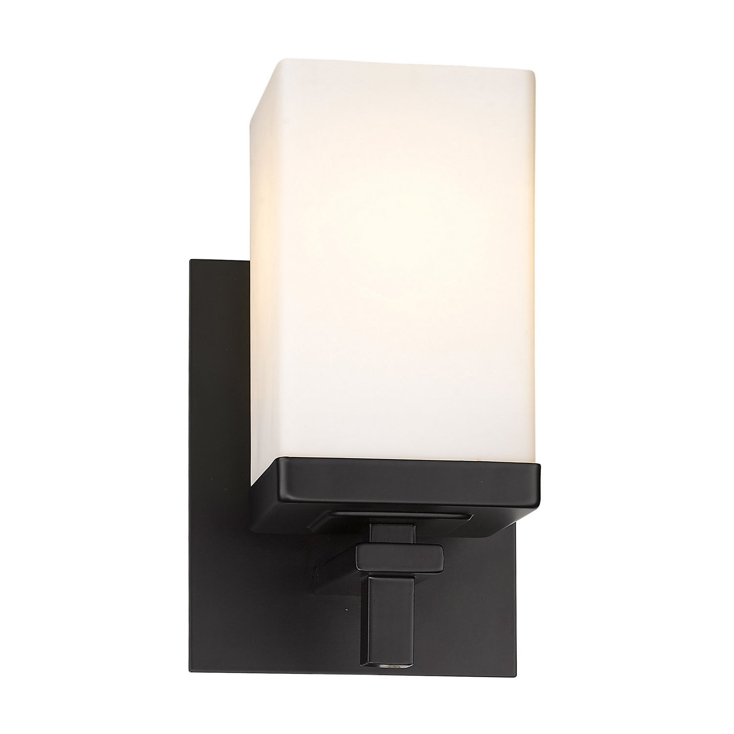 Golden - DDDD-BA1 BLK-OP - One Light Wall Sconce - Maddox BLK - Matte Black