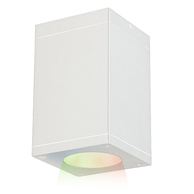 W.A.C. Lighting - DC-CD05-F-CC-WT - LED Flush Mount - Cube Arch - White