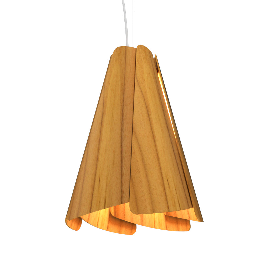 Accord Lighting - 1363.12 - One Light Pendant - Fuchsia - Teak