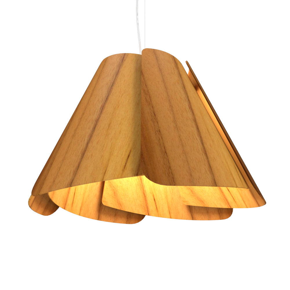 Accord Lighting - 1364.12 - One Light Pendant - Fuchsia - Teak