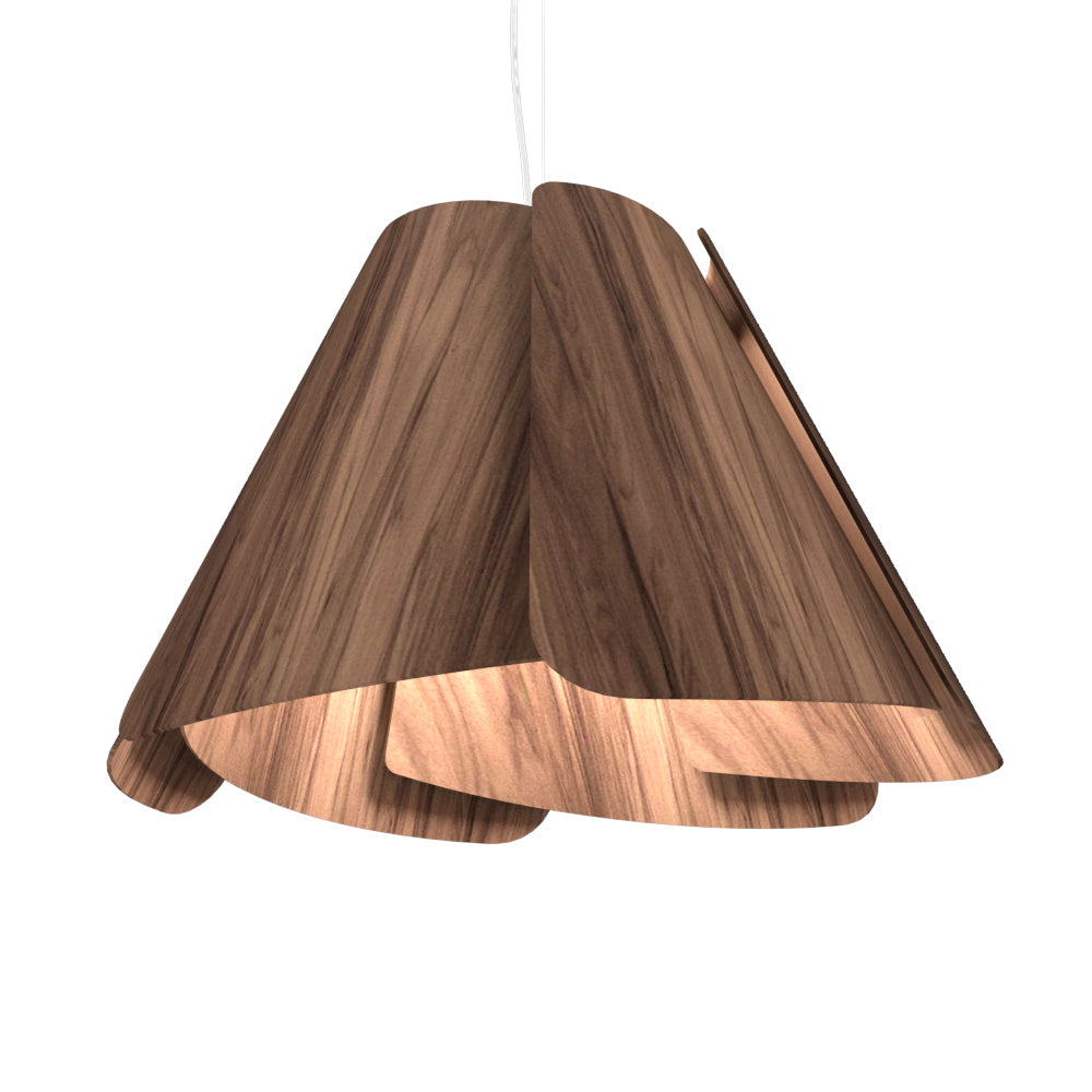 Accord Lighting - 1364.18 - One Light Pendant - Fuchsia - American Walnut