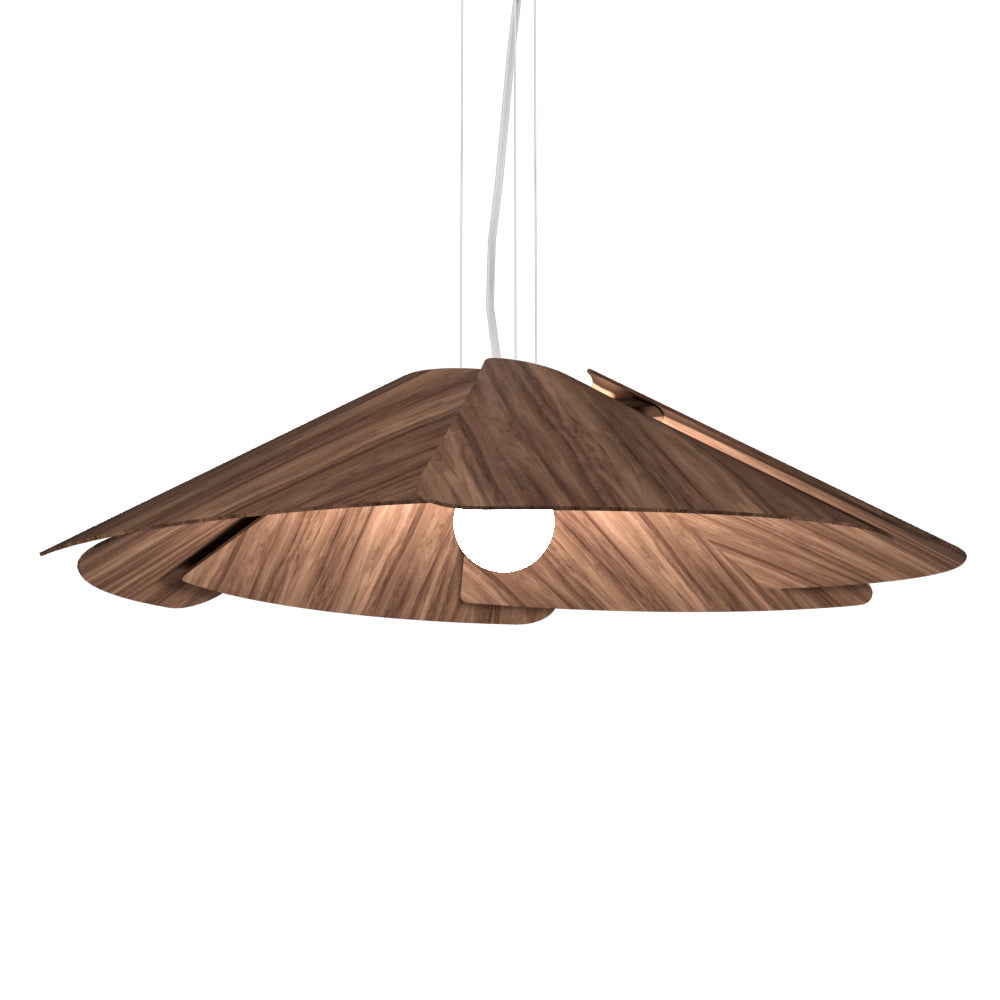 Accord Lighting - 1365.18 - One Light Pendant - Fuchsia - American Walnut