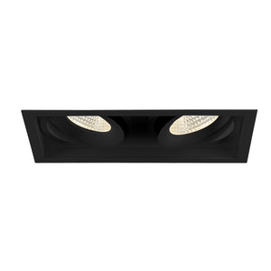 Eurofase - 35146-35-01 - AMIGO,TRIM,2LT,GIMB,26W,35K,BK - AMIGO - Black
