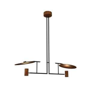 Accord Lighting - 1421.06 - Two Light Pendant - Dot - Imbuia