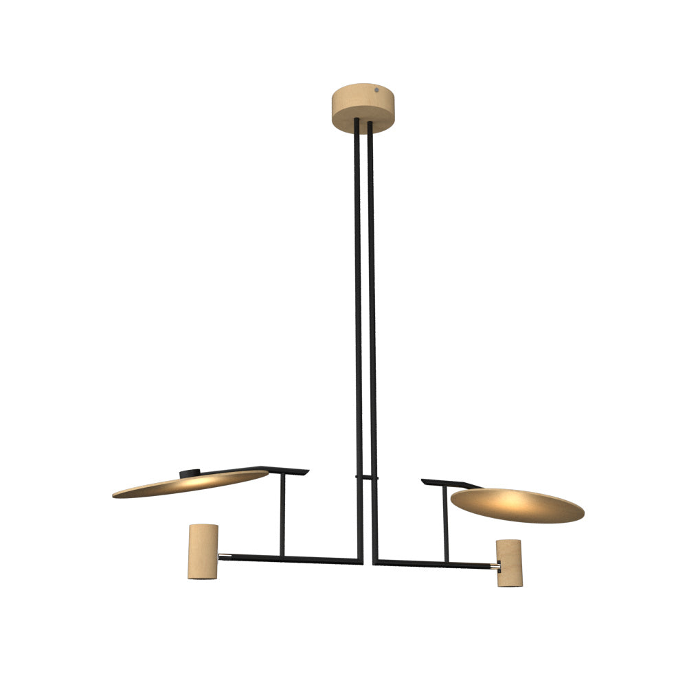 Accord Lighting - 1421.34 - Two Light Pendant - Dot - Maple