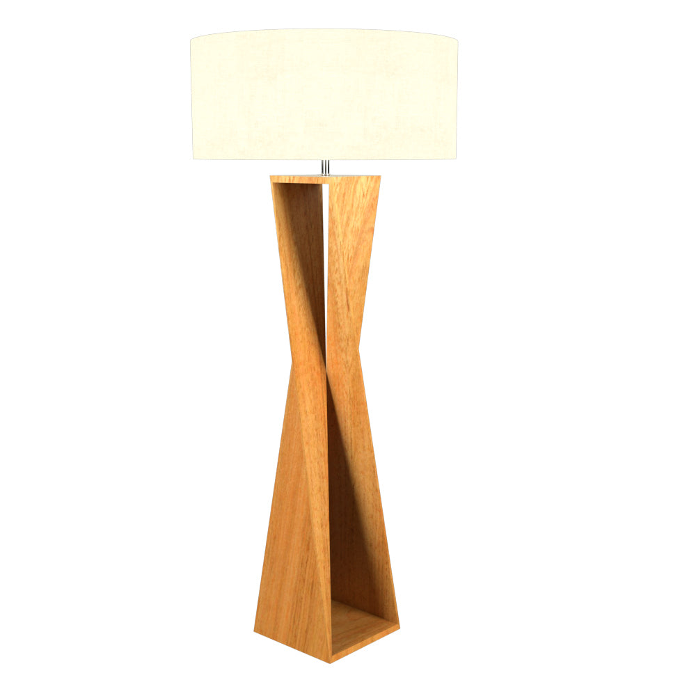 Accord Lighting - 3029.09 - One Light Floor Lamp - Spin - Louro Freijo