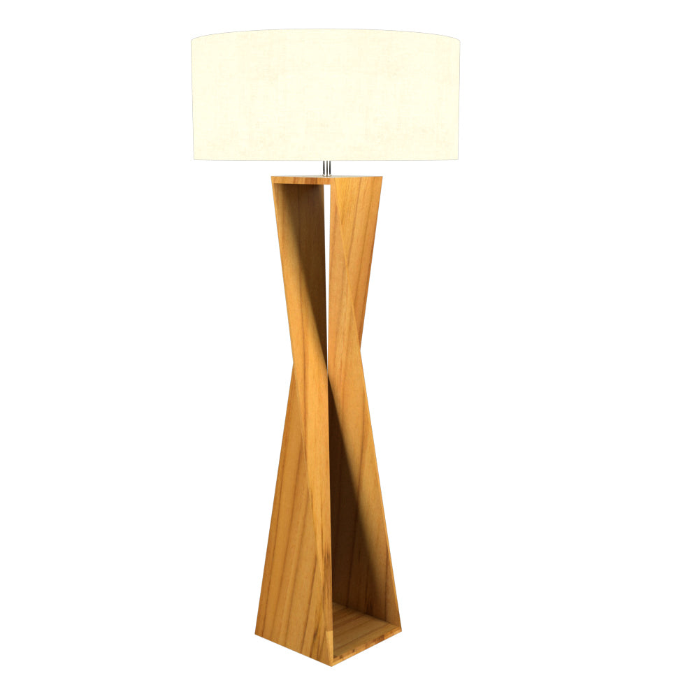 Accord Lighting - 3029.12 - One Light Floor Lamp - Spin - Teak