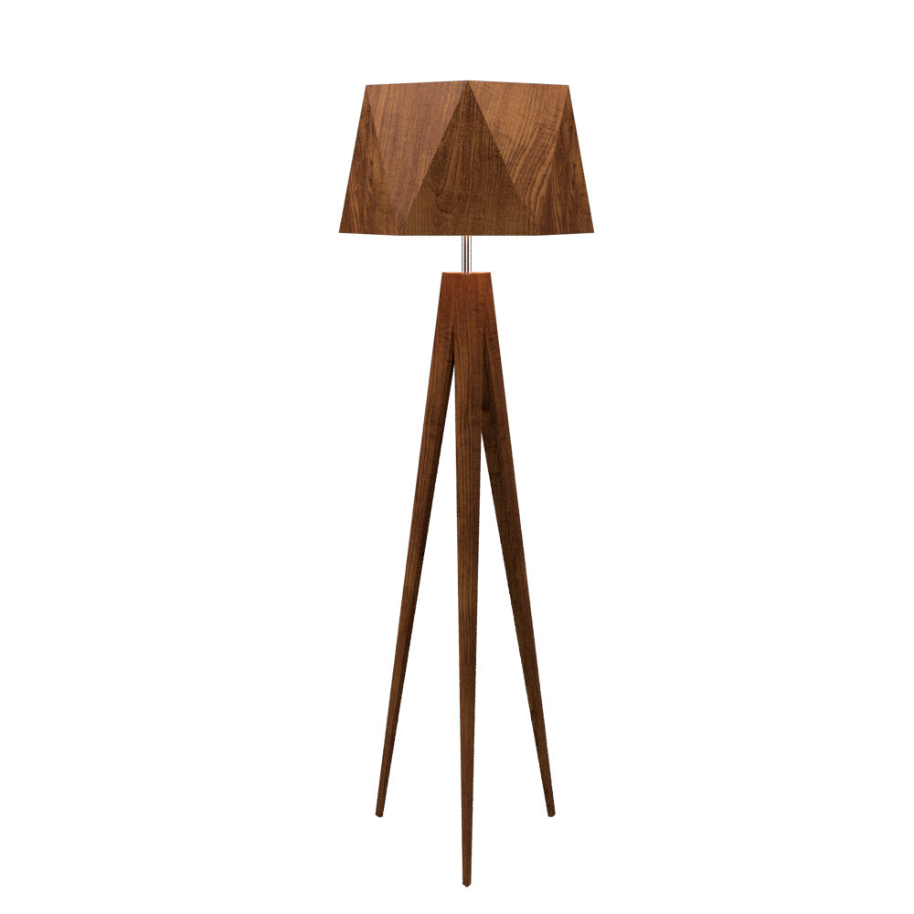 Accord Lighting - 3034.06 - One Light Floor Lamp - Facet - Imbuia