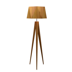 Accord Lighting - 3034.12 - One Light Floor Lamp - Facet - Teak