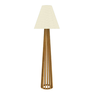 Accord Lighting - 361.09 - One Light Floor Lamp - Slatted - Louro Freijo
