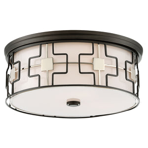 Minka-Lavery - 846-105-L - LED Flush Mount - Flush Mount - Dark Gray w/Polished Nickel