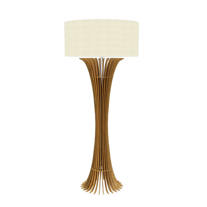 Accord Lighting - 363.09 - One Light Floor Lamp - Stecche di Legno - Louro Freijo