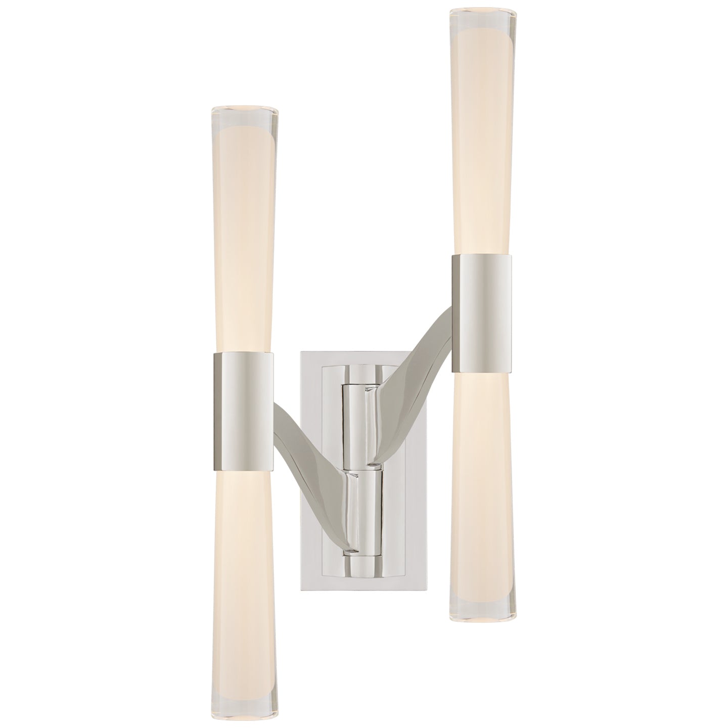 Visual Comfort Signature - ARN 2471PN-CG - LED Wall Sconce - Brenta - Polished Nickel