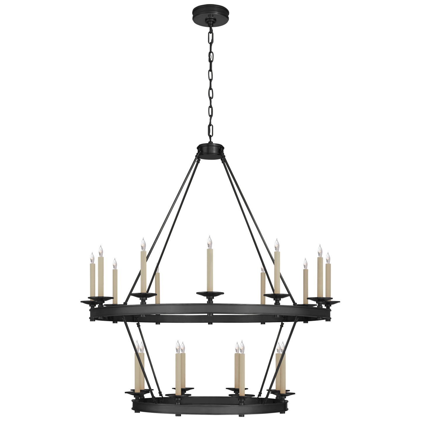 Visual Comfort Signature - CHC 1607BZ - 20 Light Chandelier - Launceton - Bronze