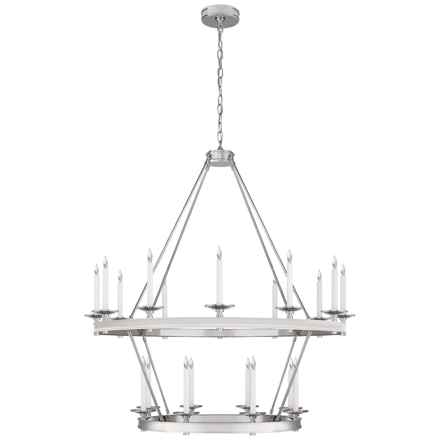 Visual Comfort Signature - CHC 1607PN - 20 Light Chandelier - Launceton - Polished Nickel