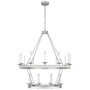 Visual Comfort Signature - CHC 1607PN - 20 Light Chandelier - Launceton - Polished Nickel