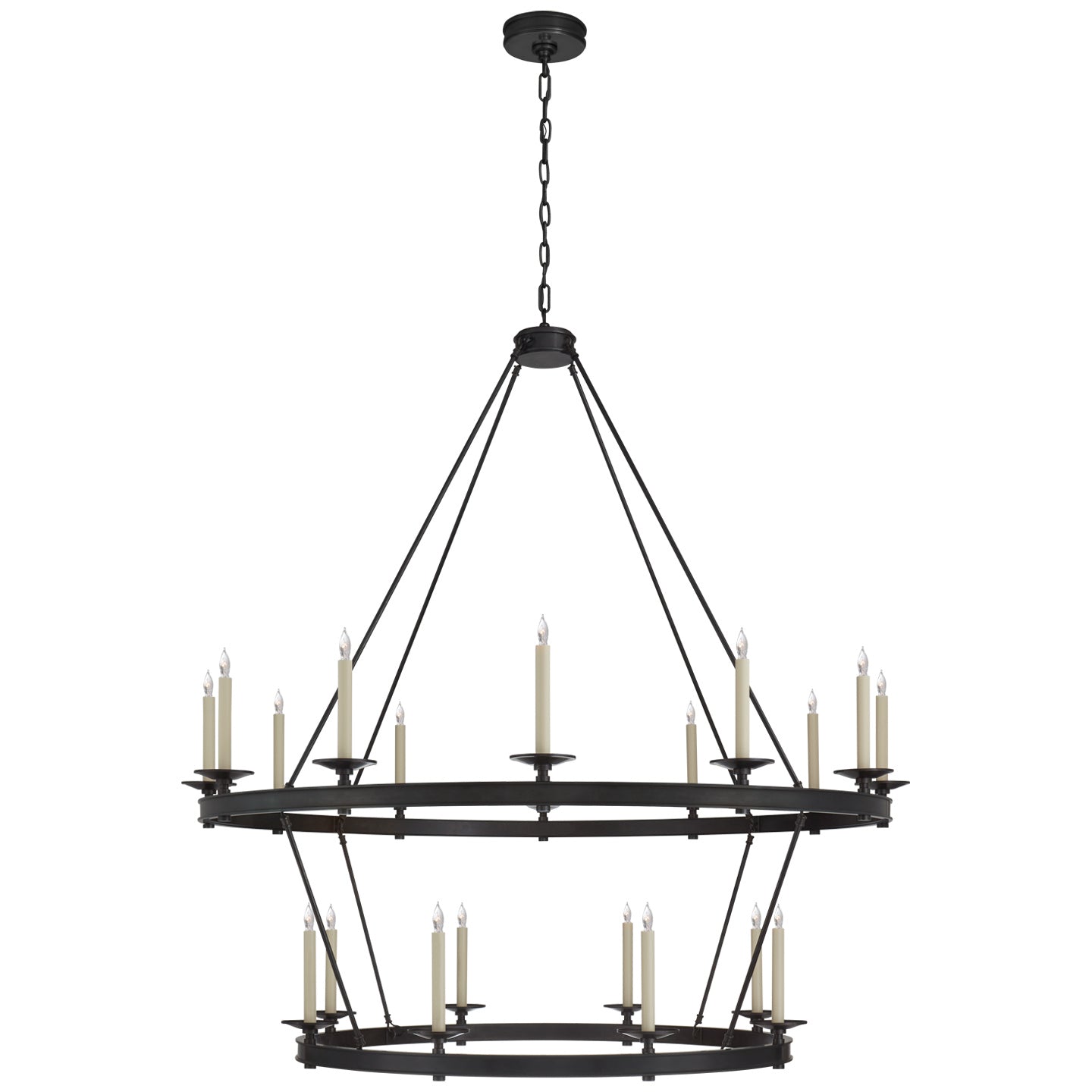 Visual Comfort Signature - CHC 1608BZ - 20 Light Chandelier - Launceton - Bronze